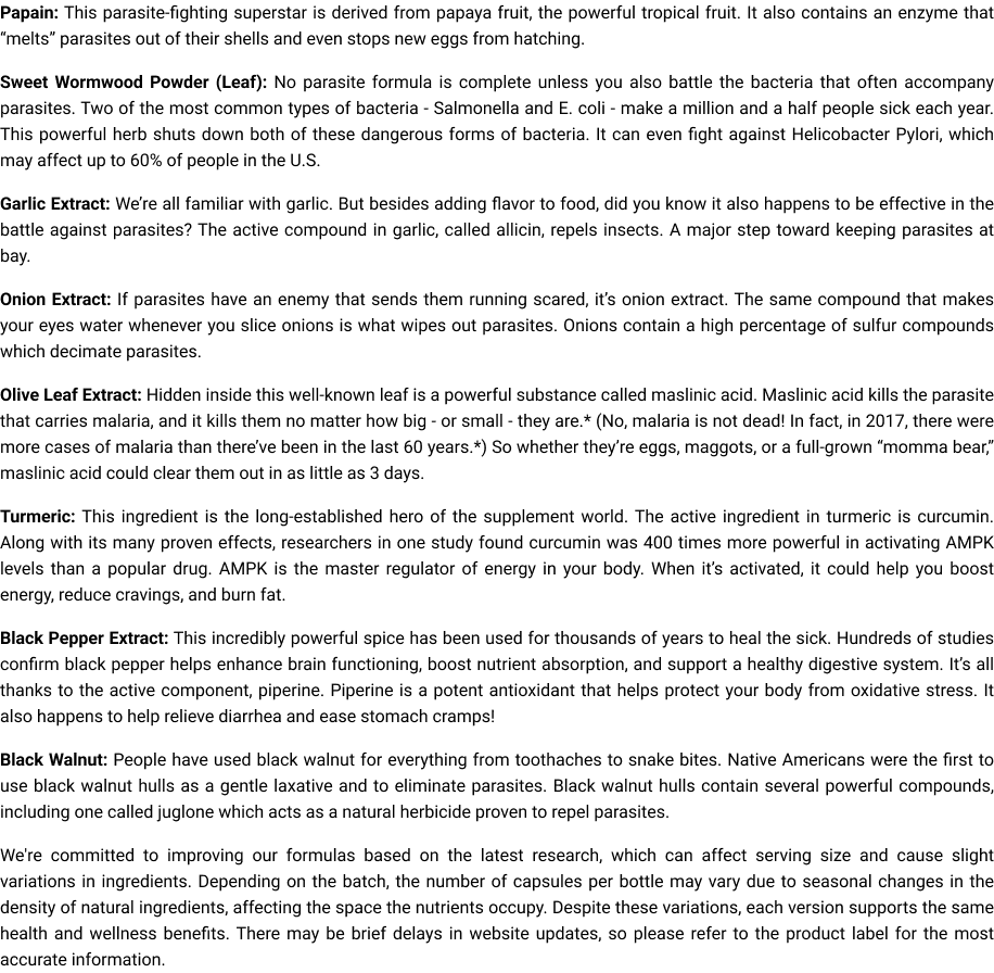 ingredients