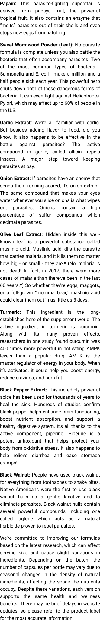 ingredients